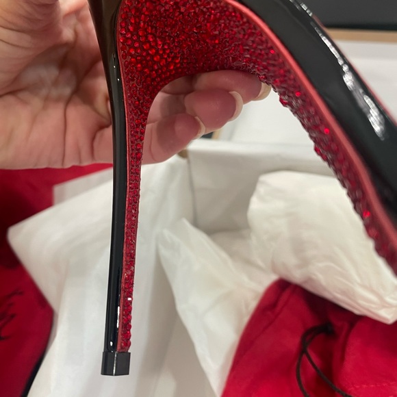 Christian Louboutin Soula Loubi Queen Limited Edition Swarovski Crystal Sandal - Picture 4 of 13